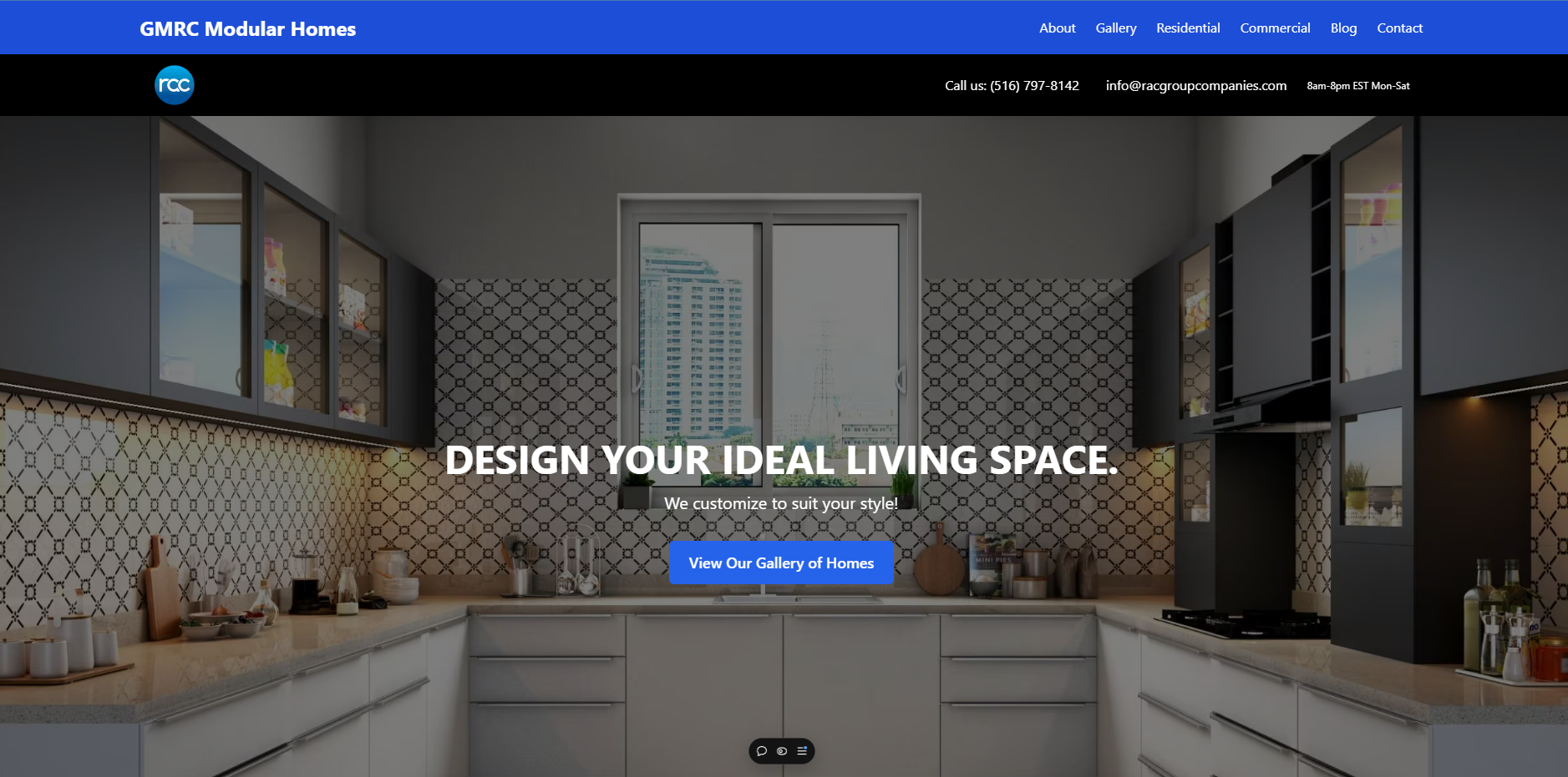 GMRC Modular Homes website preview